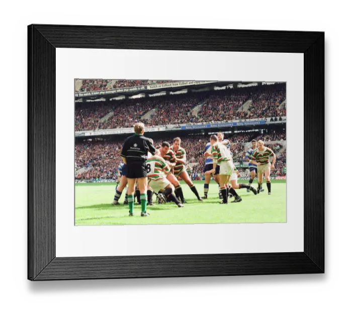 Framed Print : Leicester v Sale, The Pilkington Cup Final at Twickenham, Saturday 10th May 1997