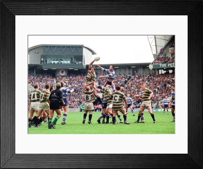 Framed Print : Leicester v Sale, The Pilkington Cup Final at Twickenham, Saturday 10th May 1997