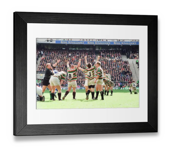 Framed Print : Leicester v Sale, The Pilkington Cup Final at Twickenham, Saturday 10th May 1997 Framed Print : Leicester v Sale, The Pilkington Cup Final at Twickenham, Saturday 10th May 1997