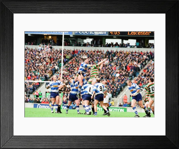 Framed Print : Leicester v Sale, The Pilkington Cup Final at Twickenham, Saturday 10th May 1997 Framed Print : Leicester v Sale, The Pilkington Cup Final at Twickenham, Saturday 10th May 1997
