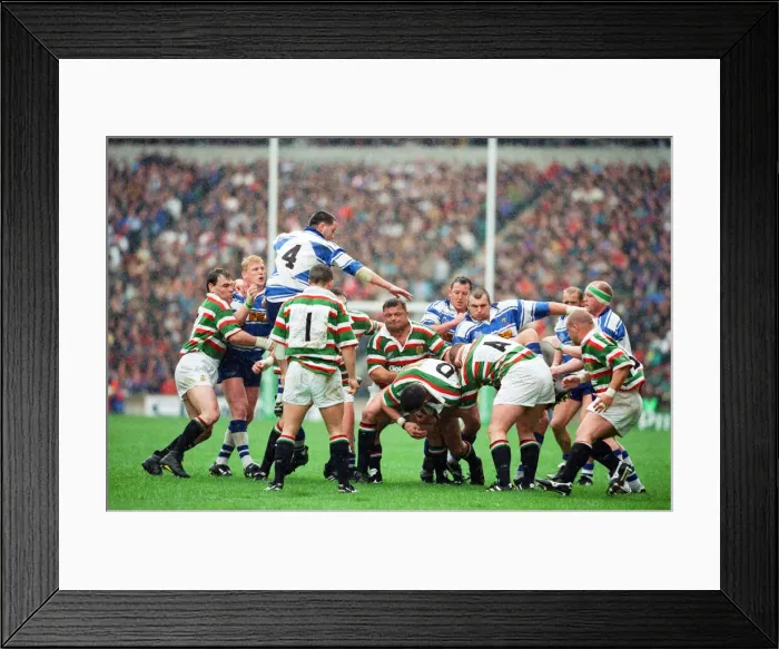 Framed Print : Leicester v Sale, The Pilkington Cup Final at Twickenham, Saturday 10th May 1997 Framed Print : Leicester v Sale, The Pilkington Cup Final at Twickenham, Saturday 10th May 1997