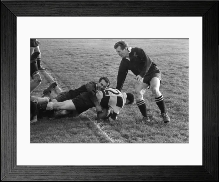 Framed Print : London Wasps v Cardiff, Rugby Union Match at Sudbury, 18th November 1967 Framed Print : London Wasps v Cardiff, Rugby Union Match at Sudbury, 18th November 1967