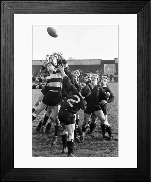 Framed Print : London Wasps v Cardiff, Rugby Union Match at Sudbury, 18th November 1967 Framed Print : London Wasps v Cardiff, Rugby Union Match at Sudbury, 18th November 1967