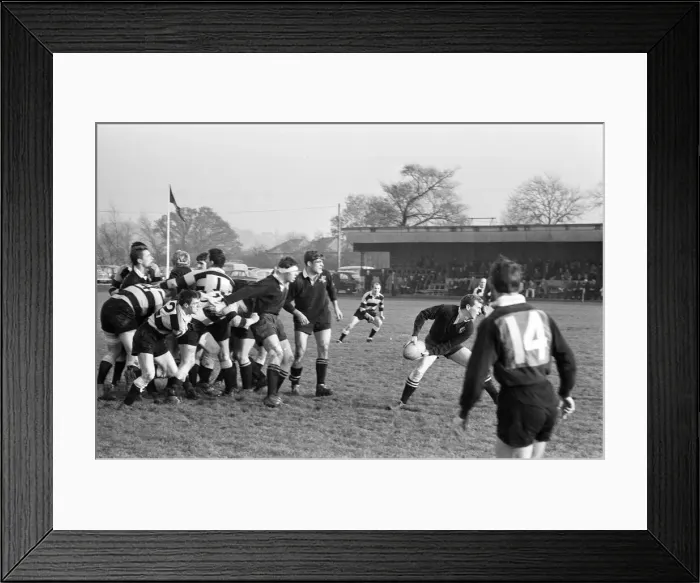 Framed Print : London Wasps v Cardiff, Rugby Union Match at Sudbury, 18th November 1967 Framed Print : London Wasps v Cardiff, Rugby Union Match at Sudbury, 18th November 1967