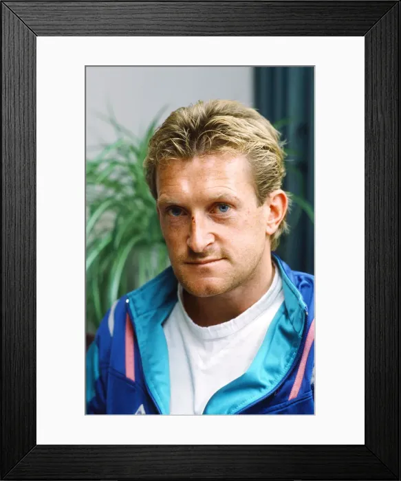 Framed Print : Glen Cockerill. Southampton Football Player, injured with Broken Jaw Framed Print : Glen Cockerill. Southampton Football Player, injured with Broken Jaw