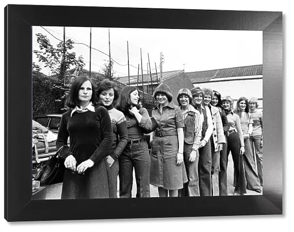 Southampton FC Wives, pictured ahead of tomorrows FA Cup Final, Friday 30th April 1976