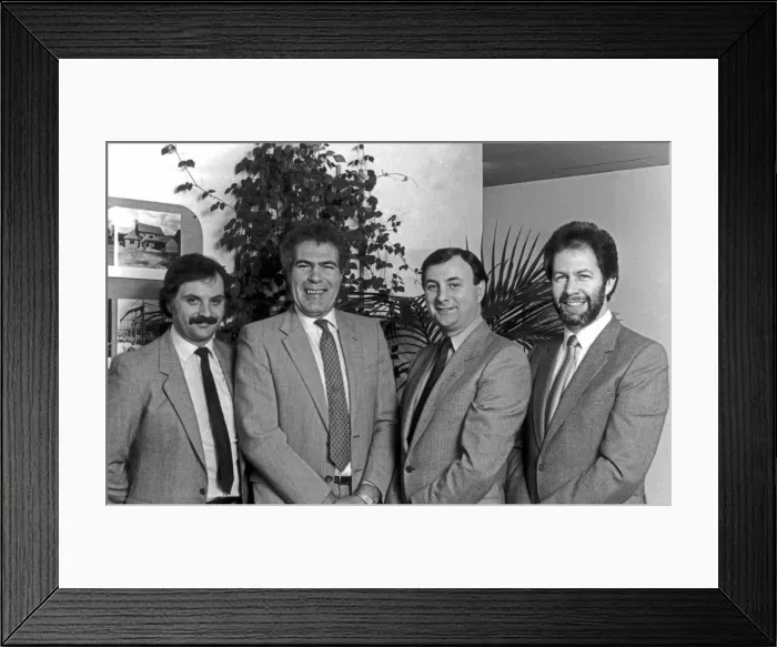 Framed Print : The Board of R G Griffin builders in Leamington. Lef to right - Richard Garner Framed Print : The Board of R G Griffin builders in Leamington. Lef to right - Richard Garner
