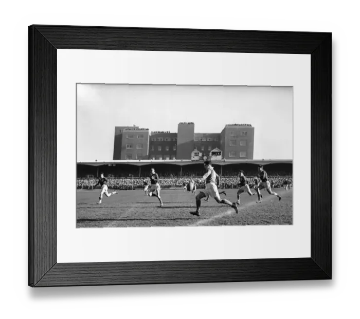 Framed Print : Action from the Wales v France five nation championship match held at Cardiff Arms Park
