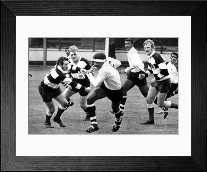 Framed Print : Sport - Rugby Rugby action from the game between Framed Print : Sport - Rugby Rugby action from the game between