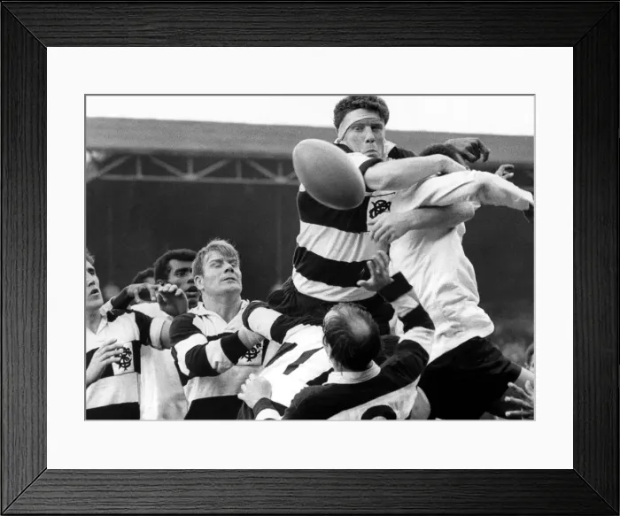 Framed Print : Sport - Rugby Rugby action from the game between