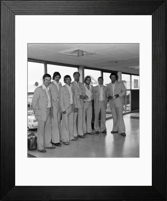 Framed Print : 1976 British Olympic Team Returns Home, London Heathrow Airport, 3rd August 1976 Framed Print : 1976 British Olympic Team Returns Home, London Heathrow Airport, 3rd August 1976