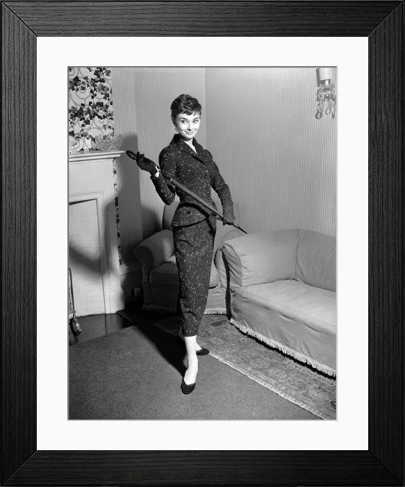 Framed Print : Audrey Hepburn, actress, May 1953
