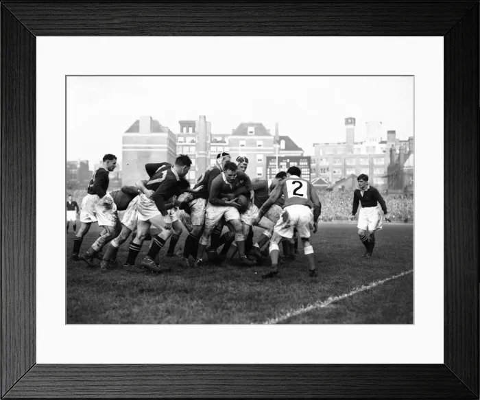 Framed Print : Action from the Wales v South Africa test match at Cardiff Arms Park