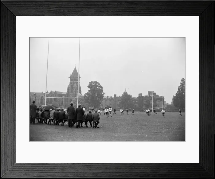 Framed Print : Warwick v London Wasps, Rugby Union match at Rugby School, Rugby, Warwickshire Framed Print : Warwick v London Wasps, Rugby Union match at Rugby School, Rugby, Warwickshire