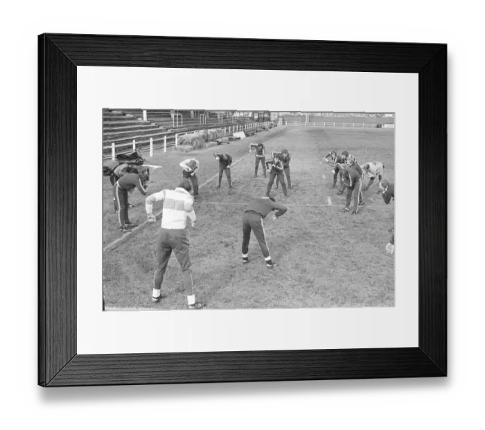 Framed Print : England Rugby Union team seen here in training in Coventry. 25 February 1979 Framed Print : England Rugby Union team seen here in training in Coventry. 25 February 1979