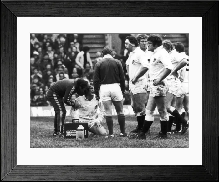 Framed Print : Five Nations Championship England v Wales 16th February 1980 Framed Print : Five Nations Championship England v Wales 16th February 1980