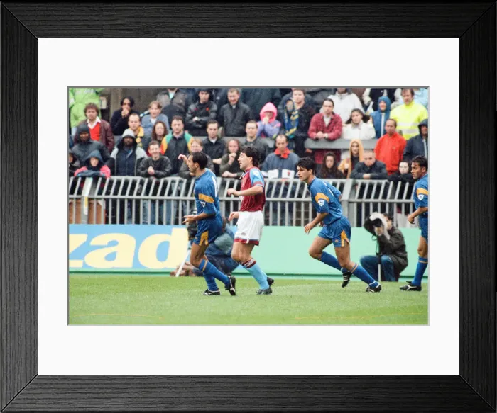 Framed Print : Wimbledon 2-3 Aston Villa, league match at Plough Lane, Saturday 3rd October 1992