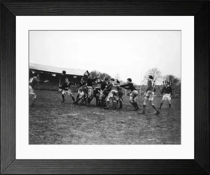 Framed Print : Action from the Wales v Scotland Home Nations Championship held at St Helens Ground Framed Print : Action from the Wales v Scotland Home Nations Championship held at St Helens Ground