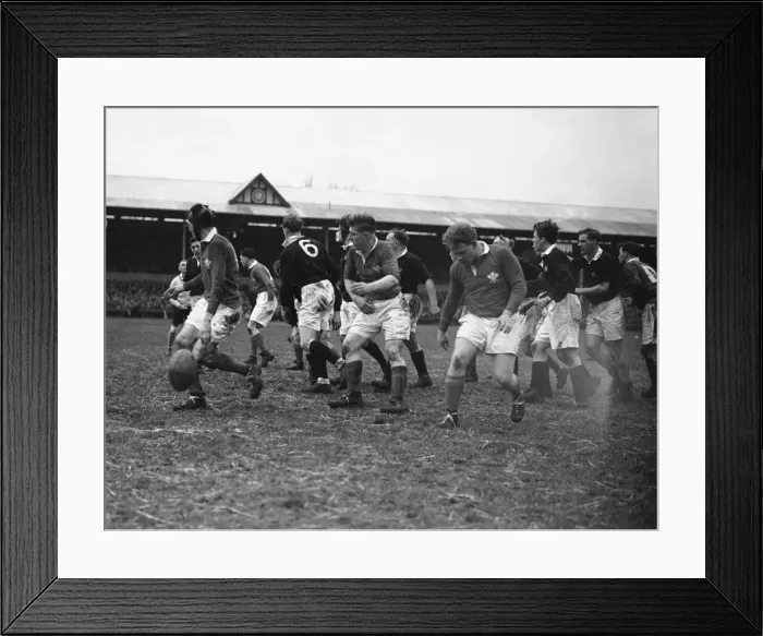 Framed Print : Action from the Wales v Scotland Home Nations Championship held at St Helens Ground Framed Print : Action from the Wales v Scotland Home Nations Championship held at St Helens Ground