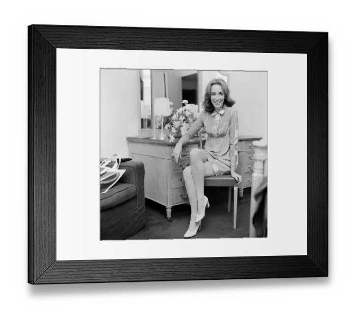 Framed Print : Helen Gurley Brown, February 18, 1922 to August 13, 2012, American author, publisher