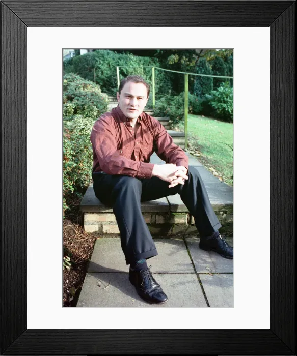 Framed Print : England and British Lions rugby union hooker Brian Moore 30th October 1991