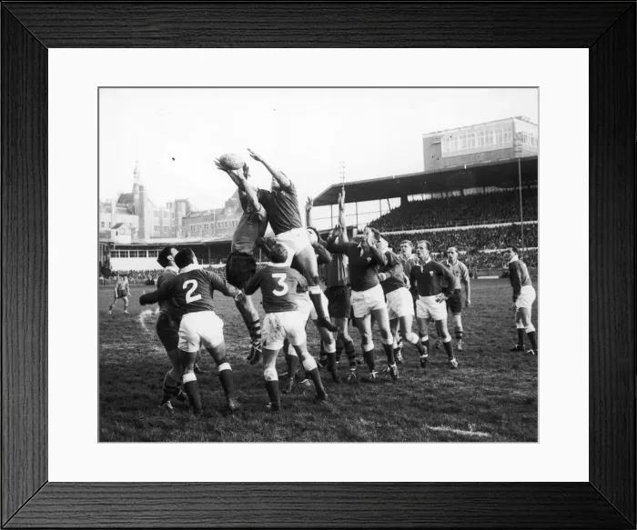 Framed Print : Wales v Australia, Australian European Tour 1966. The Welsh Framed Print : Wales v Australia, Australian European Tour 1966. The Welsh