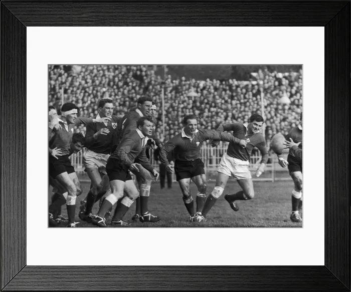 Framed Print : Five Nations Championship Wales v Ireland Cardiff Arms Park 11th March 1967