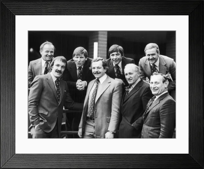 Framed Print : England Captains lead the way. Eight of Englands most famous Rugby Union captains