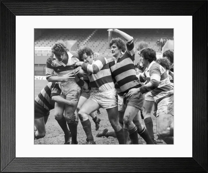 Framed Print : St Lukes College v International 15 22nd March 1978. The powerful duo of Fran Cotton Framed Print : St Lukes College v International 15 22nd March 1978. The powerful duo of Fran Cotton