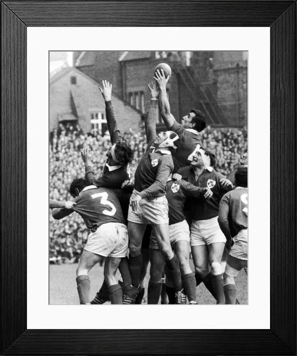 Framed Print : Five nations Championships Wales v Ireland Cardiff Arms Park 13th March 1971 Framed Print : Five nations Championships Wales v Ireland Cardiff Arms Park 13th March 1971