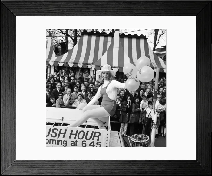 Framed Print : London Easter Parade at Battersea Park Festival Gardens, 11th April 1971 Framed Print : London Easter Parade at Battersea Park Festival Gardens, 11th April 1971