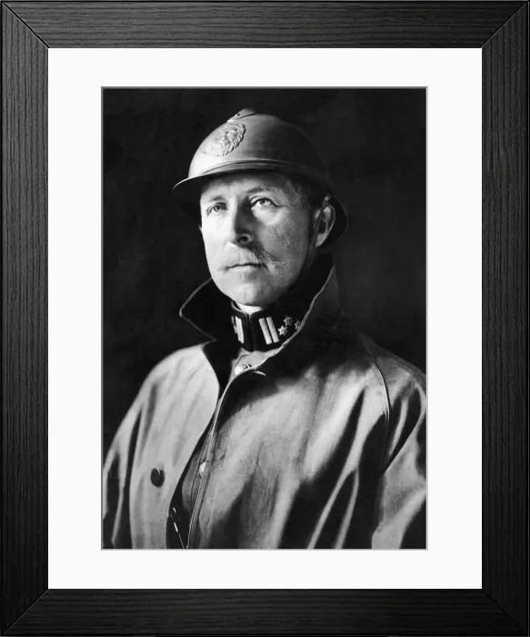 Framed Print : King Albert of Belgium as commander of the Army Group Flanders Circa November 1918 Framed Print : King Albert of Belgium as commander of the Army Group Flanders Circa November 1918