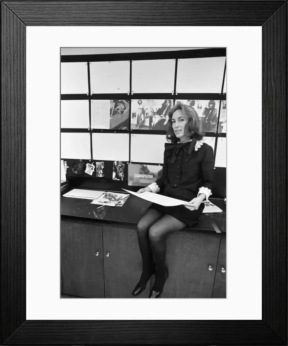 Framed Print : Helen Gurley Brown, February 18, 1922 to August 13, 2012, American author, publisher Framed Print : Helen Gurley Brown, February 18, 1922 to August 13, 2012, American author, publisher