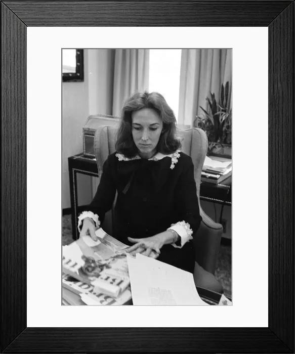 Framed Print : Helen Gurley Brown, February 18, 1922 to August 13, 2012, American author, publisher Framed Print : Helen Gurley Brown, February 18, 1922 to August 13, 2012, American author, publisher