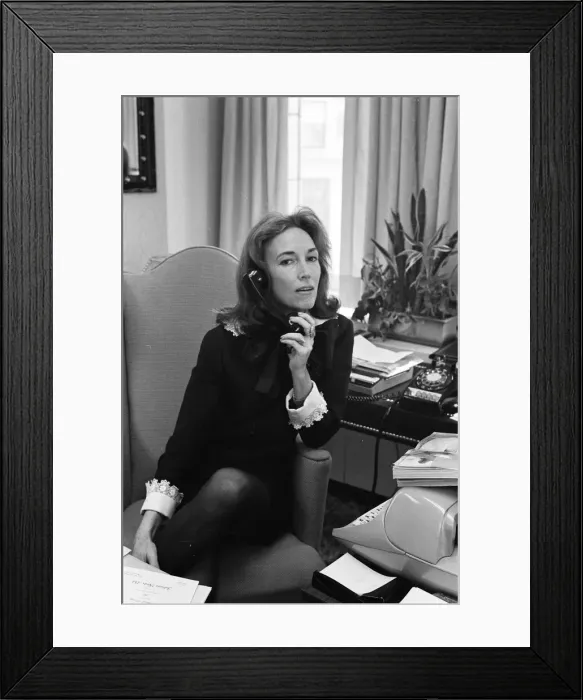 Framed Print : Helen Gurley Brown, February 18, 1922 to August 13, 2012, American author, publisher Framed Print : Helen Gurley Brown, February 18, 1922 to August 13, 2012, American author, publisher