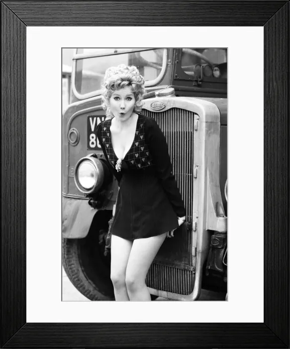 Framed Print : Mutiny On The Buses, filming, Elstree Film Studios, Hertfordshire, 29th February 1972 Framed Print : Mutiny On The Buses, filming, Elstree Film Studios, Hertfordshire, 29th February 1972