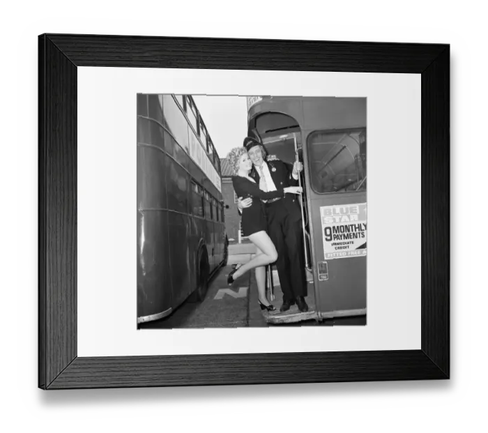 Framed Print : Mutiny On The Buses, filming, Elstree Film Studios, Hertfordshire, 29th February 1972