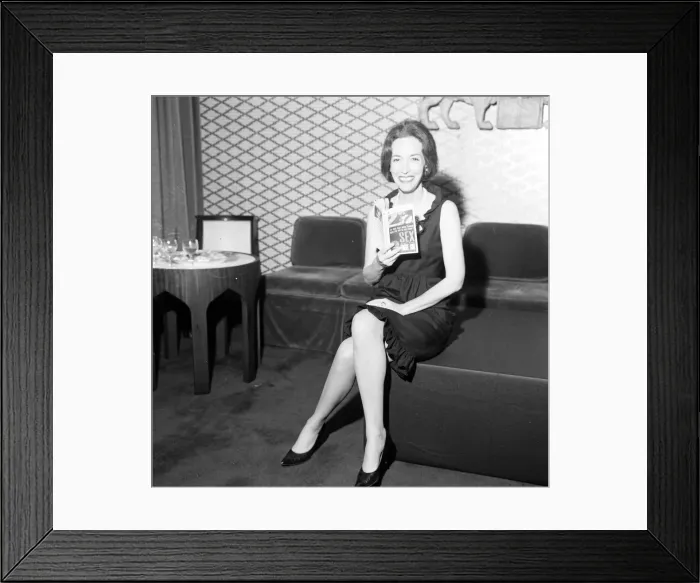 Framed Print : Helen Gurley Brown, February 18, 1922 to August 13, 2012, American author, publisher