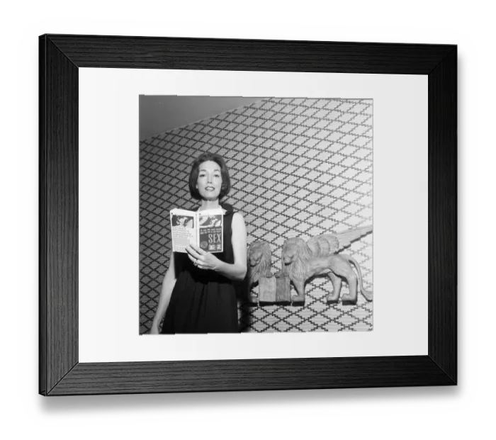 Framed Print : Helen Gurley Brown, February 18, 1922 to August 13, 2012, American author, publisher