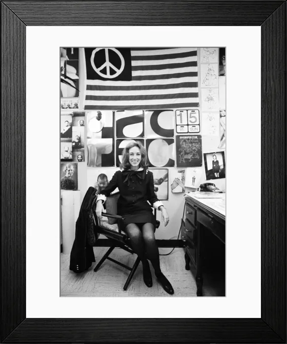 Framed Print : Helen Gurley Brown, February 18, 1922 to August 13, 2012, American author, publisher Framed Print : Helen Gurley Brown, February 18, 1922 to August 13, 2012, American author, publisher