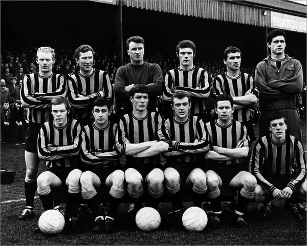 Berwick Rangers FC Team who beat Glasgow Rangers in Scottish Cup 1967 football strip in