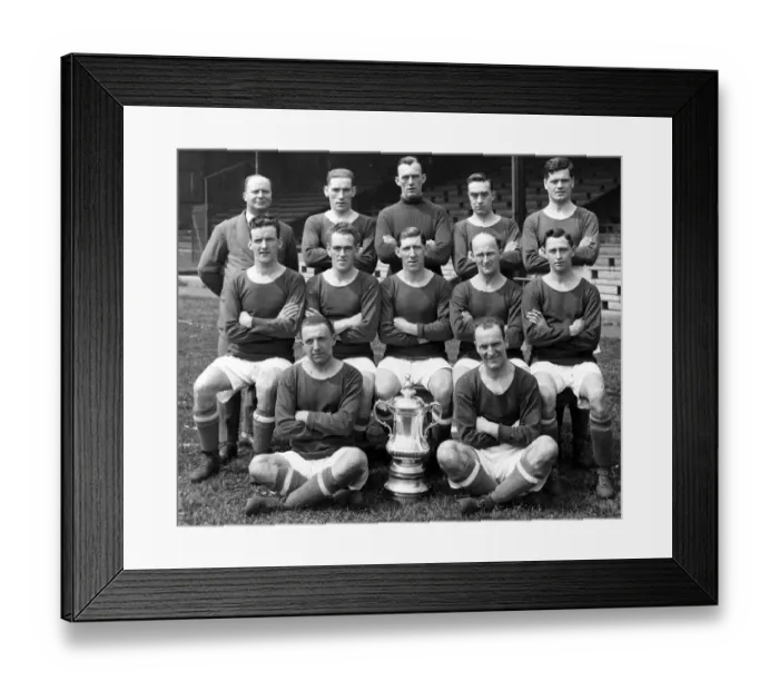 Framed Print : Sport - Football - FA Cup Final - 1927 - Cardiff City v Arsenal - The Cardiff City team