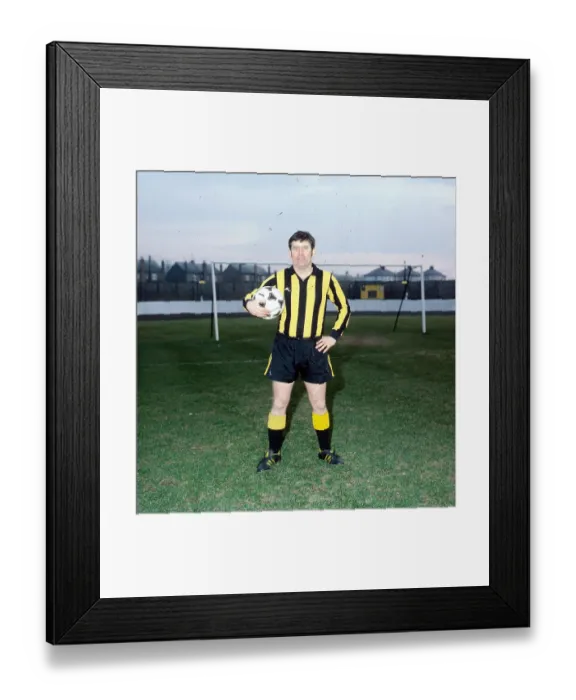 Framed Print : Sammy Reid July 1980 Berwick Rangers footballer who scored the goal which put Rangers Framed Print : Sammy Reid July 1980 Berwick Rangers footballer who scored the goal which put Rangers