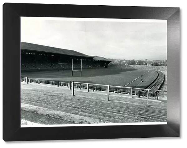 Murrayfield Stadium 1968 free of frost and snow thanks to an electric blanket