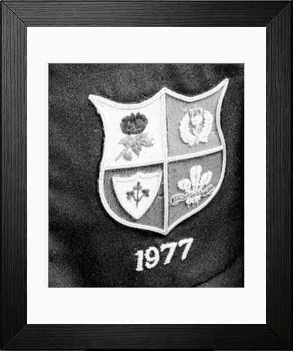 Framed Print : British Lions Badge 10th May 1977 Framed Print : British Lions Badge 10th May 1977