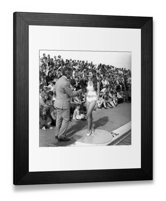 Framed Print : tThe Miss Tyne Tees Television beauty contest at Tynemouth Open Air Swimming Pool 24 July Framed Print : tThe Miss Tyne Tees Television beauty contest at Tynemouth Open Air Swimming Pool 24 July