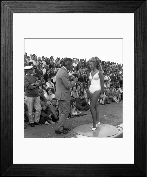 Framed Print : The Miss Tyne Tees Television beauty contest at Tynemouth Open Air Swimming Pool 24 July Framed Print : The Miss Tyne Tees Television beauty contest at Tynemouth Open Air Swimming Pool 24 July