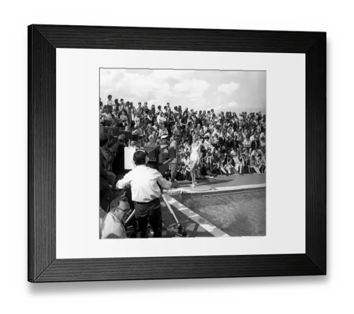 Framed Print : The Miss Tyne Tees Television beauty contest at Tynemouth Open Air Swimming Pool 24 July Framed Print : The Miss Tyne Tees Television beauty contest at Tynemouth Open Air Swimming Pool 24 July