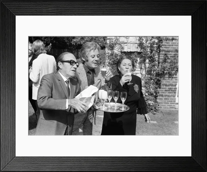 Framed Print : Cicely Courtneidge, actress, celebrates the 70th anniversary of her first stage Framed Print : Cicely Courtneidge, actress, celebrates the 70th anniversary of her first stage