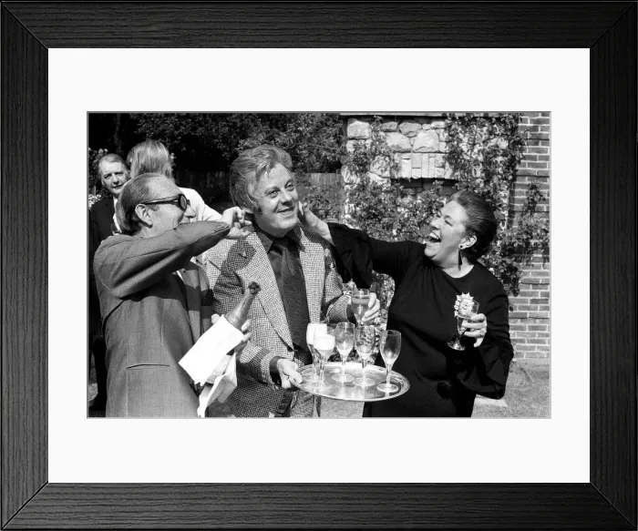Framed Print : Cicely Courtneidge, actress, celebrates the 70th anniversary of her first stage Framed Print : Cicely Courtneidge, actress, celebrates the 70th anniversary of her first stage